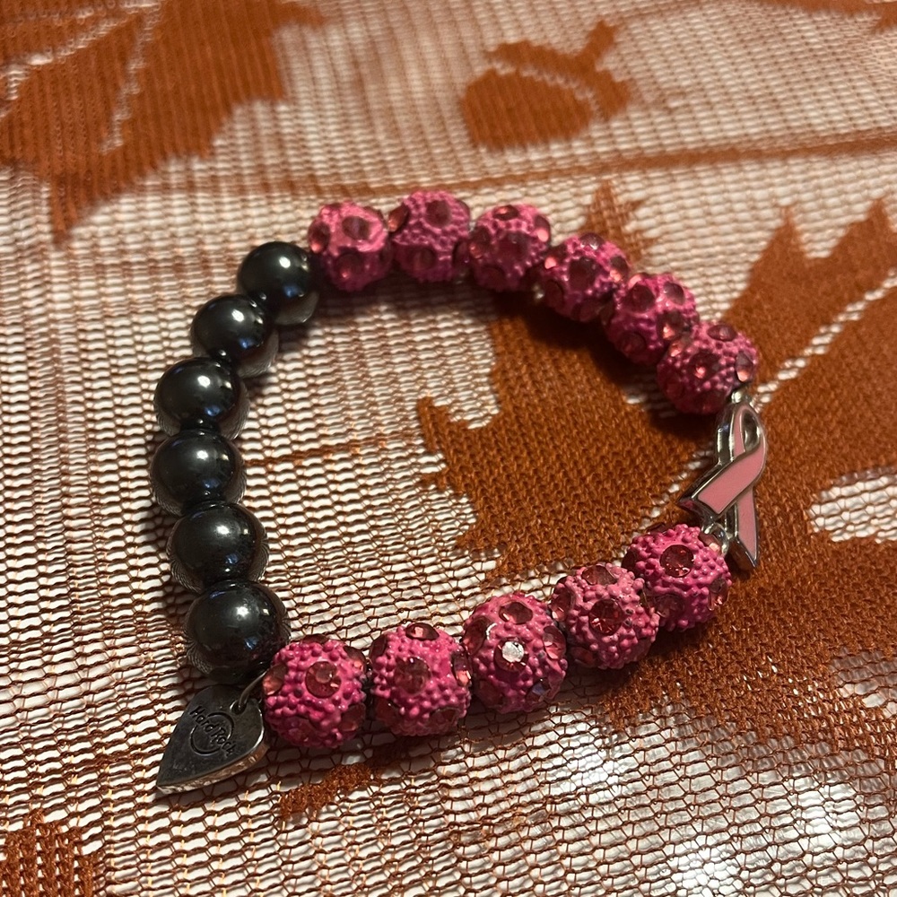 Hard Rock Café Breast Cancer Awareness Pink Ribbon